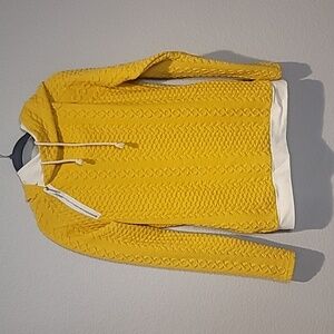 Andthewhy CableKnit look double hoodie